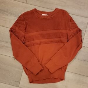 Cat & Jack Burnt Orange Sweater Size Small 6/7